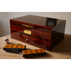 Premium Humidor Truhe - Modell Arar - für ca. 250 Zigarren