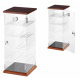 Transparent Cigar Humidor Cabinet '42 with Digital Hygrometer for ca 250 cigars