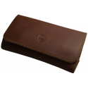 GERMANUS Tobacco Pouch - Leather Free - Made in EU - Pocket Dark Brown