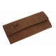 GERMANUS Cigar Case for 2 Cigars from Genuine Leather - Made in EU, Wildbrown