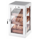 Cigar Humidor Cabinet '22 with Digital Hygrometer for ca 200 cigars - White