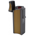 GERMANUS Jetflame Lighter "Kaventsmann" fin Silver Gold 158