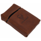 GERMANUS Business Card Case - Hand Made in EU, Leather brown