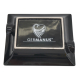GERMANUS Porcelain Cigar Ashtray in Black Gold White Design
