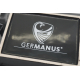 GERMANUS Porcelain Cigar Ashtray in Black Gold White Design
