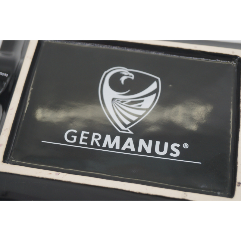 GERMANUS Aschenbecher für Zigarren aus Keramik - Schwarz