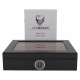 GERMANUS Mensalla Cigar Humidor for Cigars Carbon