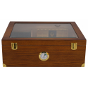 Special offer: GERMANUS Humidor Chest for ca. 100 in Brown