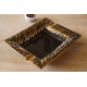 ANGELO Porcelain Cigar Ashtray "Zebra" in Black or White Golden Design