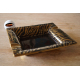 ANGELO Porcelain Cigar Ashtray "Zebra" in Black or White Golden Design