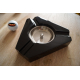GERMANUS Cigar Ashtray in Black with removable tray