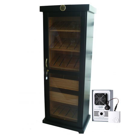 Great GERMANUS Humidor Cabinet + Cigar Oasis Magna Humidifier