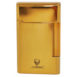 GERMANUS Lighter, Gold, Full Metall - Plated with Genuine Gold