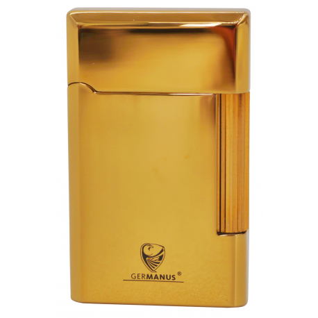 GERMANUS Lighter, Gold, Full Metall - Plated with Genuine Gold
