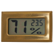 GERMANUS Digital Humidor Hygrometer Gold - Metal Cover