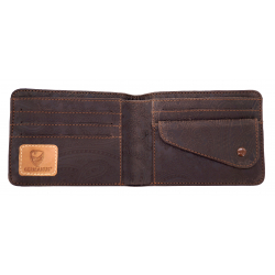 GERMANUS Leather Wallet, 30110-1 brown, Made in EU, RFID secure