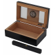 GERMANUS Humidor Mini Black Mini Desk with Window