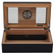 GERMANUS Humidor Mini Black Mini Desk with Window