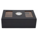 GERMANUS Humidor Mini Black Mini Desk with Window