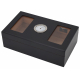 GERMANUS Humidor Mini Black Mini Desk with Window