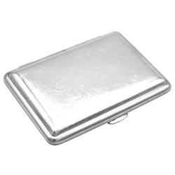 GERMANUS Cigarette Case - Made in Germany - Sparkling Steel