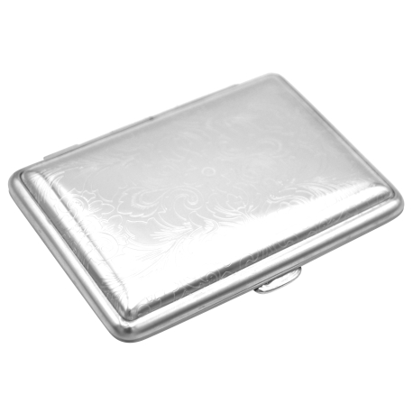 GERMANUS Cigarette Case - Made in Germany - Sparkling Steel