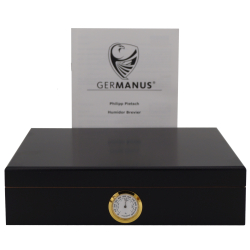 GERMANUS Cigar Humidor Movella in Black Gold