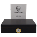 GERMANUS Humidor für Zigarren in Schwarz - Movella Gold