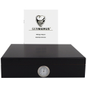 GERMANUS Humidor Movella with Humidifier and Hygrometer for approx 30 cigars