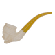 HEIBE MEERSCHAUM Tobacco Pipe, Shag