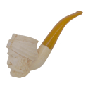 HEIBE MEERSCHAUM Tobacco Pipe, Shag