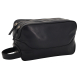 GERMANUS Culture Bag from Leather in Black, 3604
