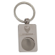 GERMANUS Key Ring Holder Silver with Chip