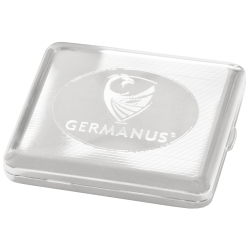 GERMANUS Cigarette Case with Genuine Silver - Made in Germany - Design GERMANUS