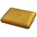 GERMANUS Cigarette Case with Genuine Gold - 100mm - Made in Germany - Design Germanus Engraving