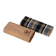 GERMANUS Cigar Case Dirk made of leather with cedar wood inlay for 2 cigars