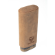 GERMANUS Cigar Case Dirk made of leather with cedar wood inlay for 2 cigars