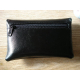 Rubber Lined Tobacco Pouch - Style S, Black