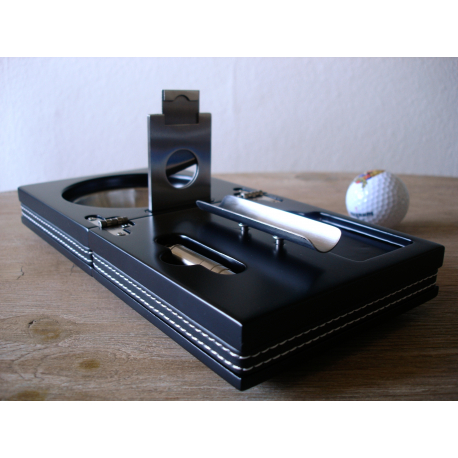 The Box - Cigar Ashtray Holder Cutter Cigar Puncher