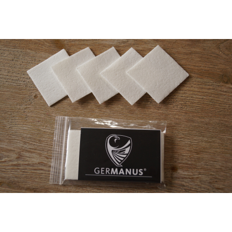 GERMANUS Zigarren Tabak Befeuchter Humidor Kristalle Pad Acrylpolymere Watte Vlies Fleece