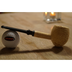 Original Missouri Quality Corncob Pipe - Spinner, Straight