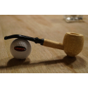 Original Missouri Quality Corncob Pipe - Spinner, Bent