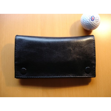 Rubber Lined Tobacco Pouch - Style 6, black