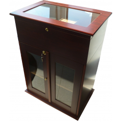 GERMANUS® Cigar Humidor Commode Cabinet with GERMANUS Humidifier for ca 50 boxes of cigars