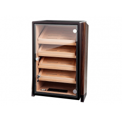 GERMANUS® Cigar Humidor Cabinet with GERMANUS Pad Humidifier for ca 200 cigars