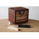 Little Humidor Cabinet Cigar Humidor in brown