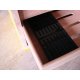 Humidor cabinet cube in yellow white brown black