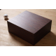 GERMANUS Cigar Humidor for ca. 50 cigars, dark brown