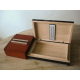 GERMANUS Cigar Humidor Set with Ashtray and Cigar Holder