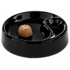 Pipe Ashtray black high gloss glossy - V